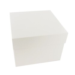 Boite A Gateau Blanche 46 X 46 Cm Hauteur 22 Cm Cerf Dellier Boite A Gateau Blanche 46 X 46 Cm Hauteur 22 Cm Cerf Dellier