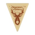 Décoration bûche de Noel motif Cerf en chocolat blanc (x108) Décoration bûche de Noel motif Cerf en chocolat blanc (x108)