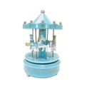 Carrousel musical bleu Patisdécor