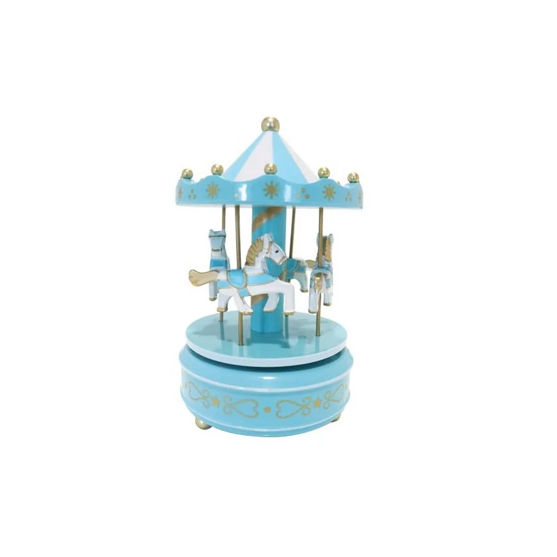 Carrousel musical bleu Patisdécor