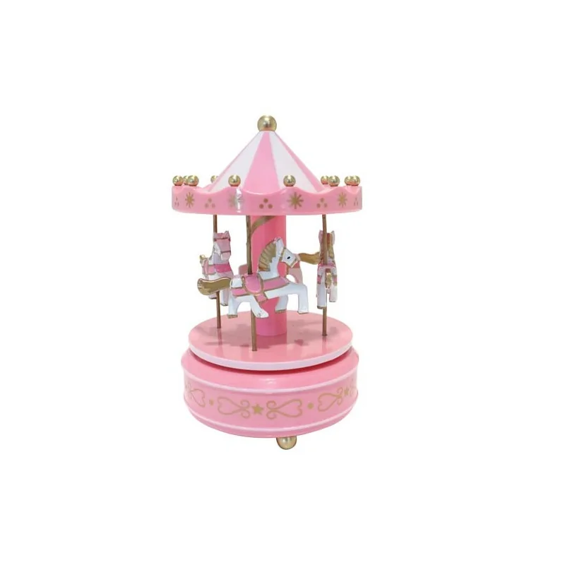 Carrousel musical rose Patisdécor