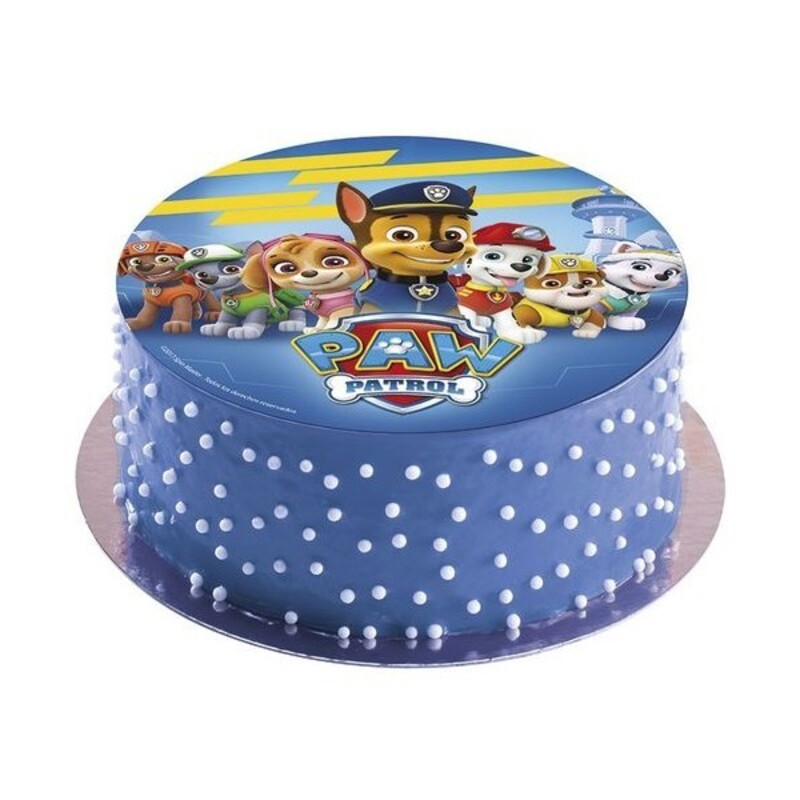 Disque Azyme pour Gateau d'Anniversaire Pat Patrouille 20 cm 236045 Multicolore Disque Azyme Pat Patrouille Dekora 