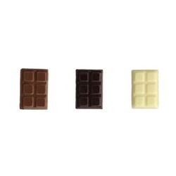 Décors 3 chocolat gaufrette (x432)