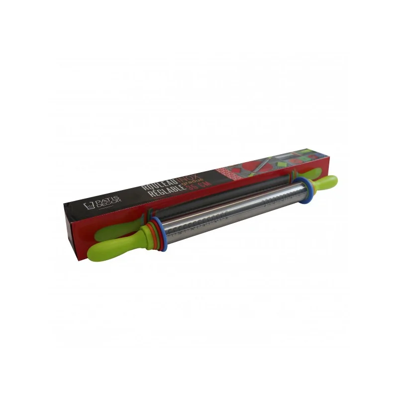 Rouleau réglable et gradué inox Patisdécor