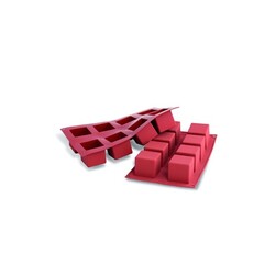 Moule silicone 8 grands cubes