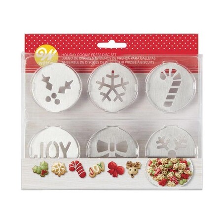 Kit de 6 disques pour presse à biscuit de Noël