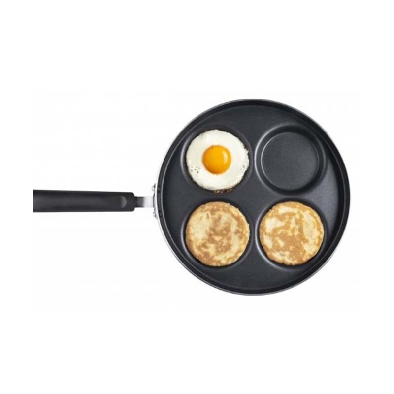 Poêle ø 26 cm antiadhérente pour 7 pancakes, blinis ou oeufs au