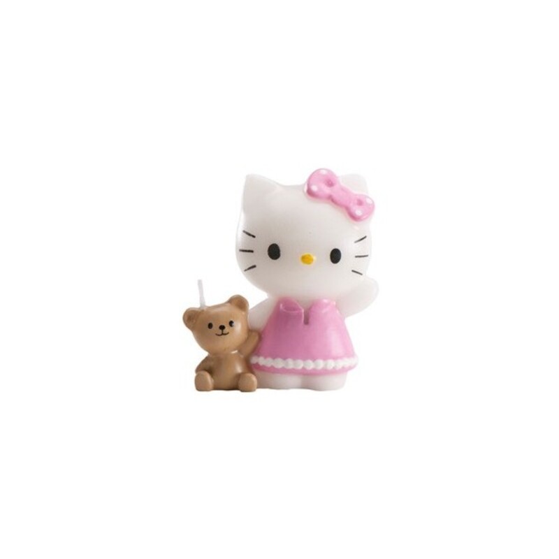 Bougie Hello Kitty sur pique 