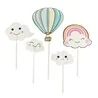 Cake toppers nuages et montgolfière