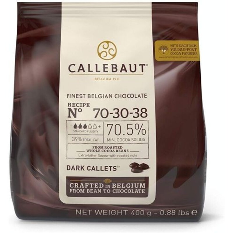 Chocolat noir 70 - 30 - 38 70.5 % Callebaut