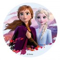 Disque azyme Elsa et Anna La reine des Neiges 2 - 20 cm 