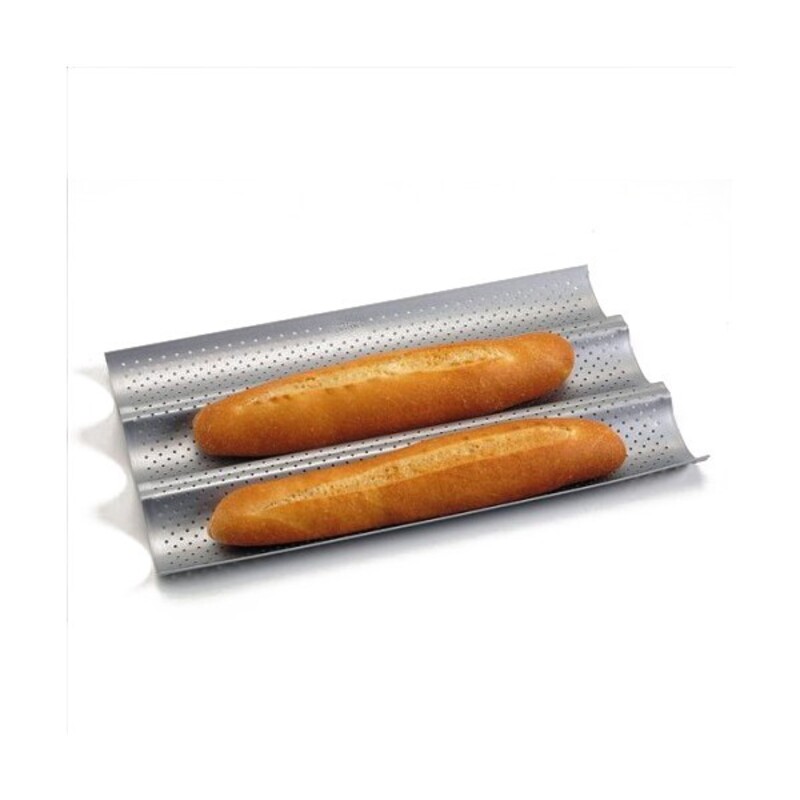 Matfer plaque 4 baguettes exal 38 x 27,5 cm