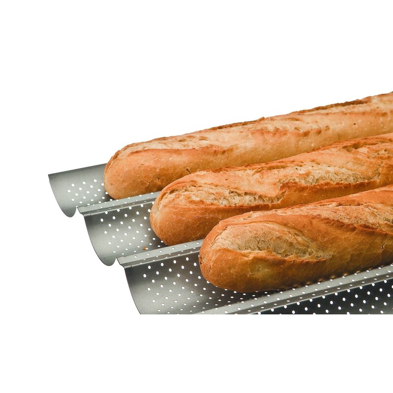 Moule Baguette Inox - Plaque a Pain Professionnelle