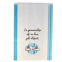 Sac à pain paraffiné "La Gourmandise est un bien joli défaut" (x5) Sac à pain paraffiné "La Gourmandise est un bien joli défaut" (x5)