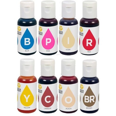 Colorants Alimentaire pour glaçage Wilton (x8)