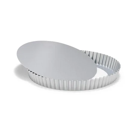 Moule à Gâteau Rond Anti-adhésif Inox 30 Cm - Pour Cheesecake, Quiche, Pizza - Four, Lave-vaisselle Safe