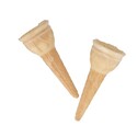 Cornets à glace azyme 1 boule (x24) Cornets à glace azyme 1 boule (x24)