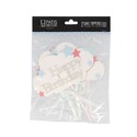 Cake Toppers nuages Happy Birthday Patisdécor (x2)