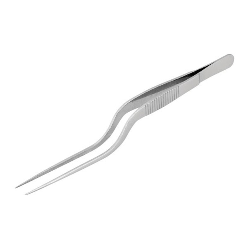 Pince a dresser courbée inox 16 cm