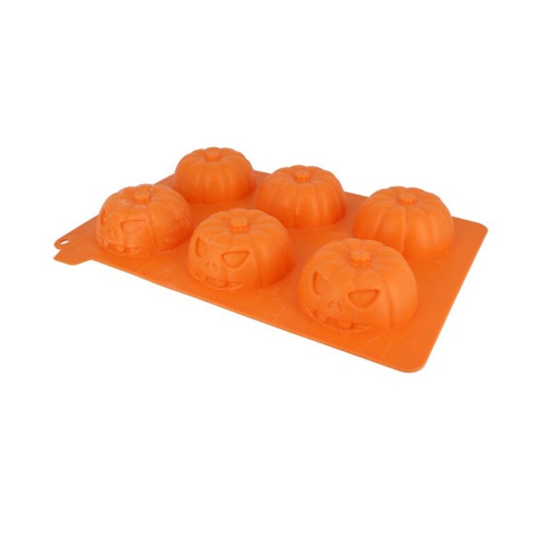 Moule à gâteaux silicone d'halloween - Mini citrouilles 3D