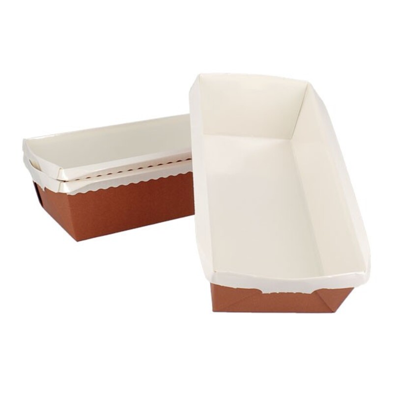 Moule à Cake en Papier 20 x 6,5 cm x H 5 cm (x50) - ,  Achat, Vente