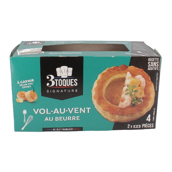 Vol Au Vent Au Beurre A Garnir X4 3 Toques Cerf Dellier
