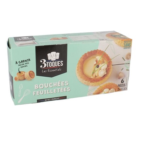Bouchées feuilletées à garnir (x6)