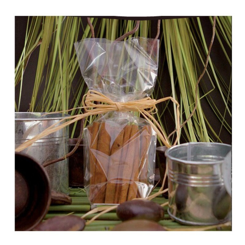 Sachet confiserie transparent pas cher fond plat pp (x100) Cerf Dellier