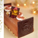 Plaquettes chocolat noir Joyeuses Fêtes Père Noël (x72)