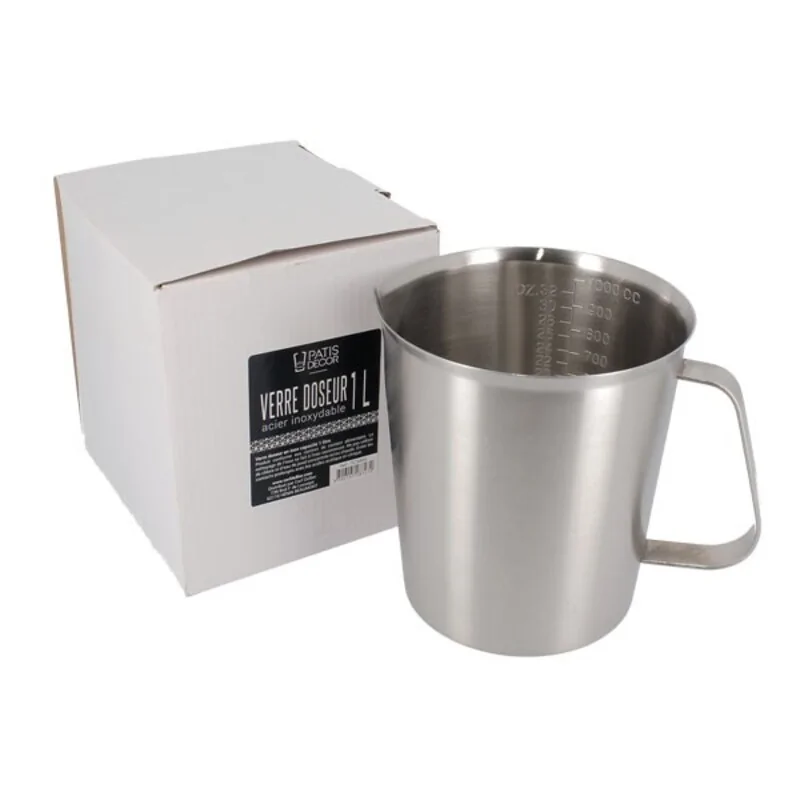 Verre doseur inox Patisdécor