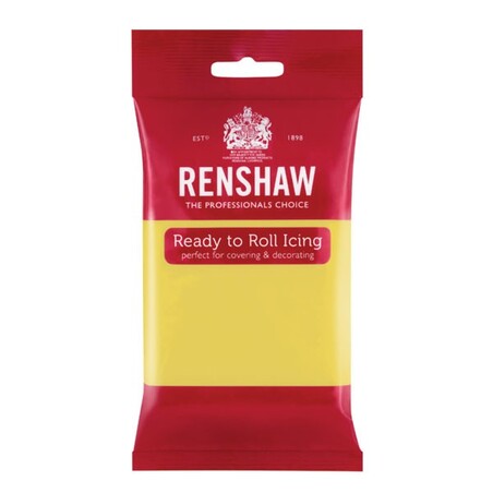 Pâte à sucre jaune pastel Renshaw 250 g