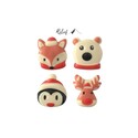 Animaux de Noël en chocolat blanc assortis (x96) Animaux de Noël en chocolat blanc assortis (x96)