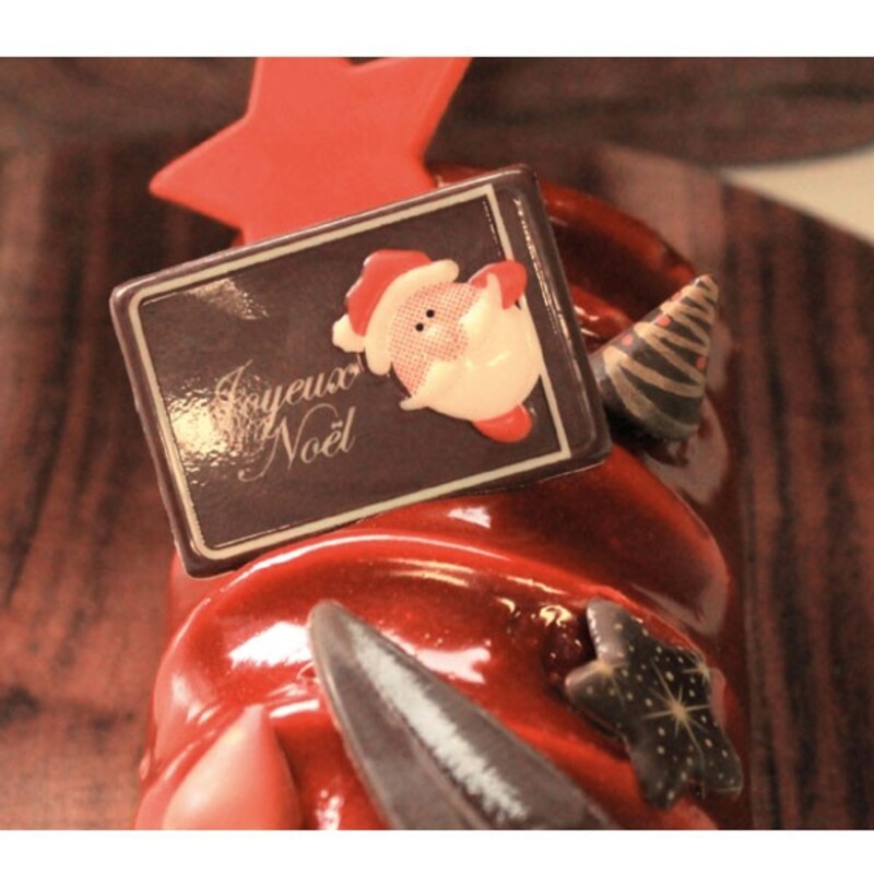 Rectangles Père Noël relief chocolat (x50)