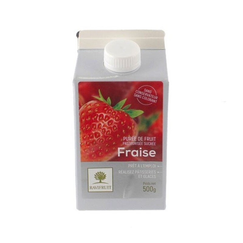 Purée de fruits rouges sucrée 1 kg - Ravifruit