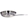 Poêle à frire ronde inox 20 cm 