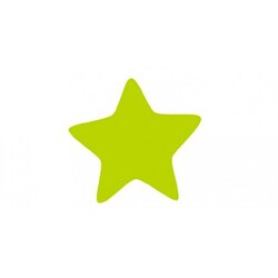 Décors chocolat étoile verte (x70)