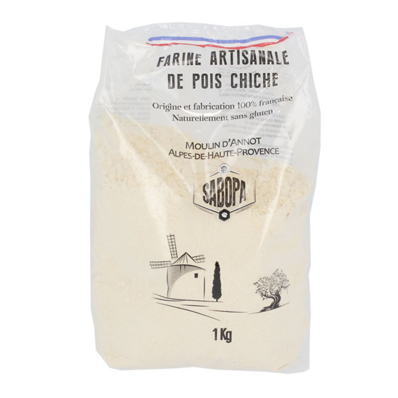 Farine artisanale de pois chiche 1 kg
