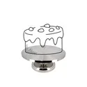 Plateau tournant pro pour gâteau en inox Patisdecor