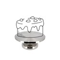 Plateau tournant pro pour gâteau en inox Patisdecor Plateau tournant pro pour gâteau en inox Patisdecor