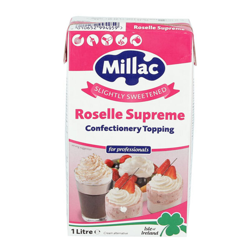 Millac Roselle suprême Confiserie Topping 1 L