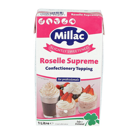 Millac Roselle suprême Confiserie Topping 1 L