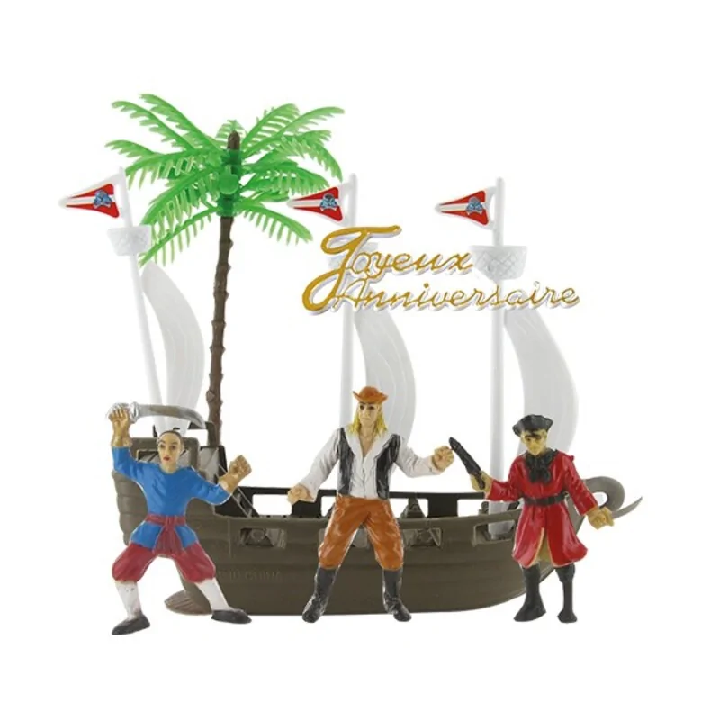 Kit Decor Gateau Pirates Cerf Dellier
