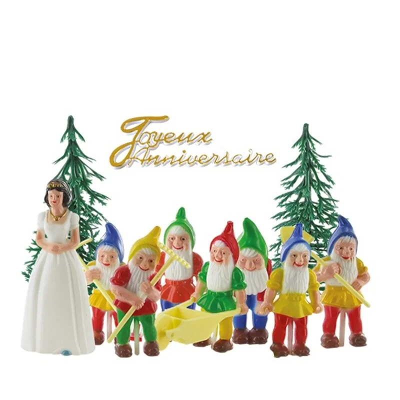 Kit Decor Gateau Blanche Neige Cerf Dellier