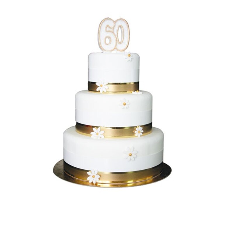 Bougie anniversaire 60 ans Gatodéco