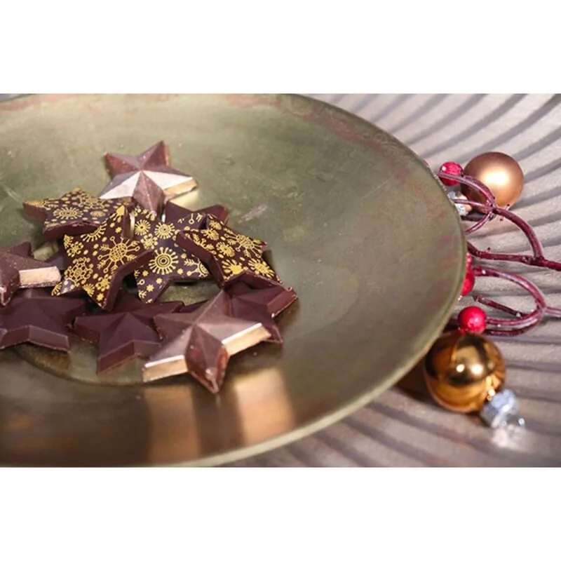 Feuilles transfert Noël assorties Patisdécor (x4)