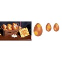 Oeufs 3D brillants champêtre pour Paques 26x37mm Oeufs 3D brillants champêtre pour Paques 26x37mm