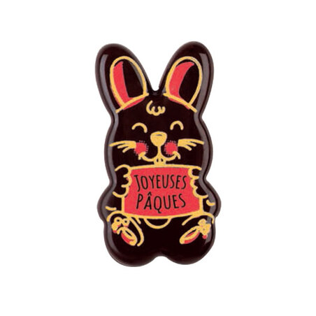 Lapins en chocolat Joyeuses Pâques (x112)