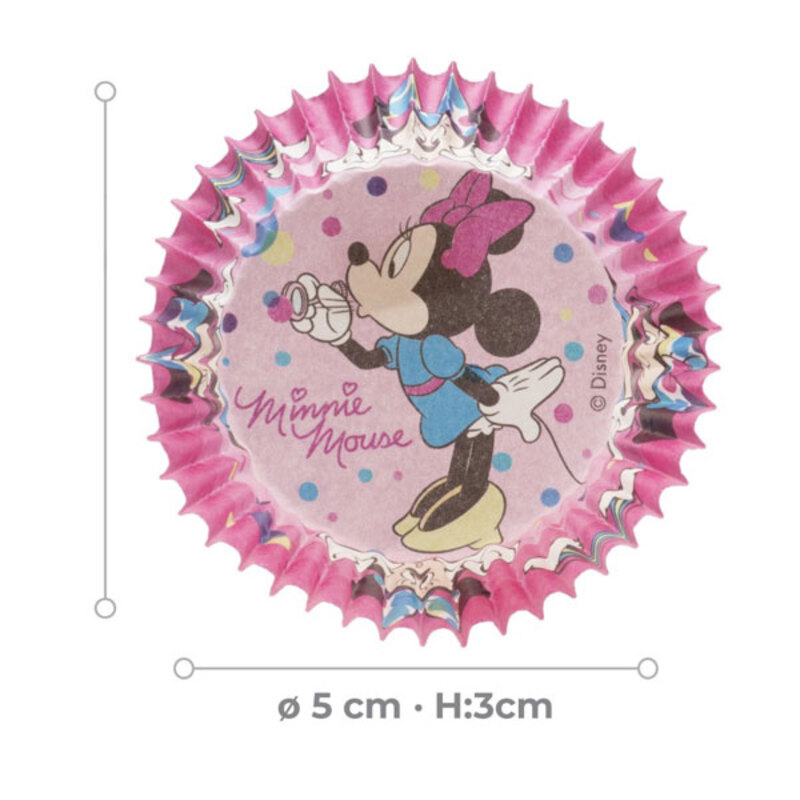 Caissettes à cupcake roses Minnie (x25)