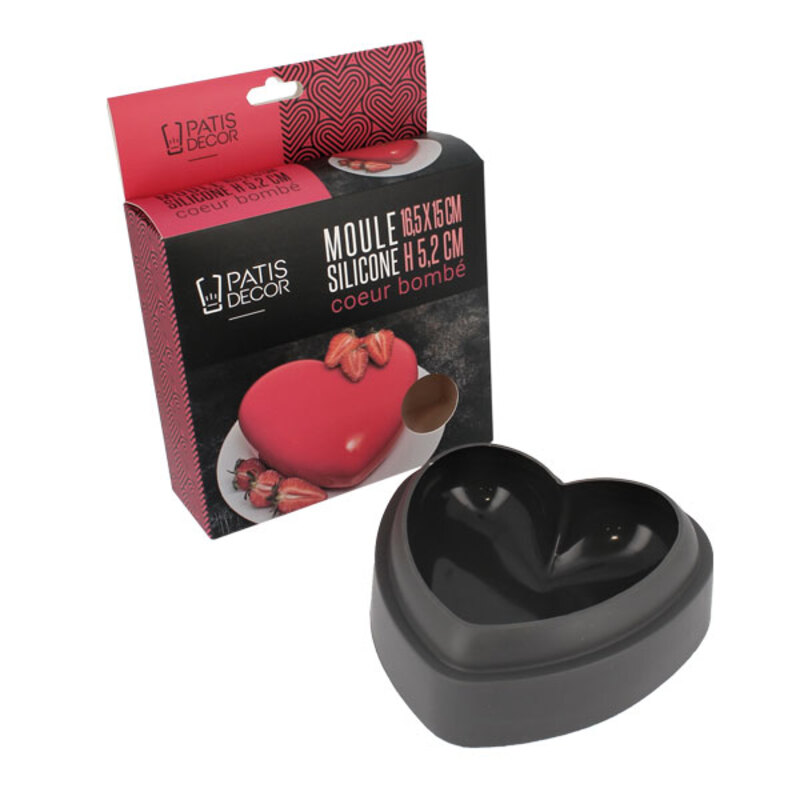 Moule à chocolat et insert coeur en silicone