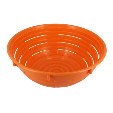 Banneton à fermentation plastique orange 22 cm